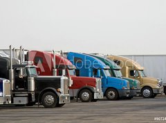 Fototapeta pltno 330 x 244, 90724354 - Semi Trucks