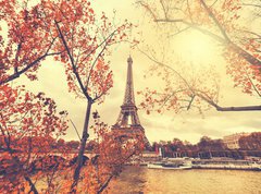 Fototapeta pltno 330 x 244, 90896299 - The eiffel tower in paris