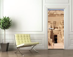 Samolepka na dvee flie 90 x 220  Abu Simbel, 90 x 220 cm