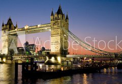 Fototapeta145 x 100  Tower Bridge Panorama, 145 x 100 cm