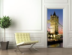 Samolepka na dvee flie 90 x 220  Tower Bridge Panorama, 90 x 220 cm