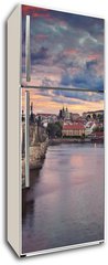 Samolepka na lednici flie 80 x 200, 91621978 - Prague. Image of Prague, capital city of Czech Republic, during beautiful sunset.