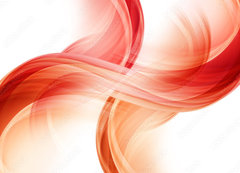 Samolepka flie 200 x 144, 93057384 - Abstract Wave Element of Design Background