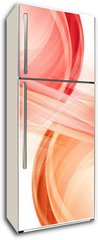 Samolepka na lednici flie 80 x 200, 93057384 - Abstract Wave Element of Design Background
