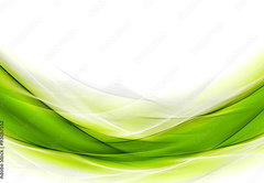 Fototapeta pltno 174 x 120, 93057552 - Abstract Green Wave Design Background