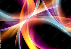 Samolepka fólie 145 x 100, 93057815 - Abstract Colorful Wave Design Background