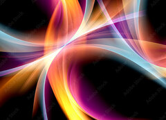 Samolepka flie 200 x 144, 93057815 - Abstract Colorful Wave Design Background