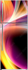 Samolepka na lednici fólie 80 x 200, 93057815 - Abstract Colorful Wave Design Background