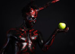 Samolepka flie 100 x 73, 932337 - devil apple