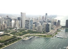 Fototapeta vliesov 100 x 73, 9395824 - Amazing photo of Chicago  s downtown area along Lake Shore Drive