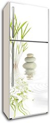 Samolepka na lednici fólie 80 x 200, 9400506 - Zen Spa Stones and Bamboo - Zen Spa Stones a Bamboo