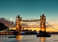 Fototapeta pltno 160 x 116, 95907877 - Tower Bridge London - Tower Bridge v Londn