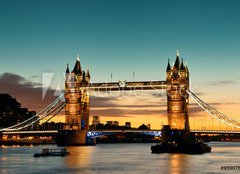 Fototapeta papr 254 x 184, 95907877 - Tower Bridge London
