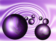 Fototapeta plátno 160 x 116, 980152 - purple pearls - fialové perly