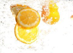 Fototapeta vliesov 100 x 73, 9806238 - spalsh lemon - spalsh citron