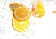 Fototapeta pltno 174 x 120, 9806238 - spalsh lemon - spalsh citron