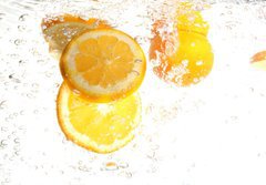 Fototapeta184 x 128  spalsh lemon, 184 x 128 cm