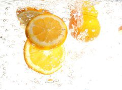 Samolepka flie 270 x 200  spalsh lemon, 270 x 200 cm