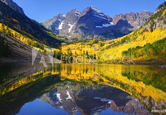 Fototapeta pltno 174 x 120, 9861027 - maroon bells 3