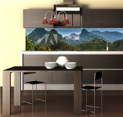 Fototapeta do kuchyně fólie 260 x 60, 98620191 - Langkawi - Inselparadis der Adler im Regenwald
