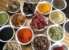 Fototapeta plátno 160 x 116, 9904421 - Spices for the World - Koření pro svět