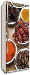 Samolepka na lednici fólie 80 x 200, 9904421 - Spices for the World - Koření pro svět