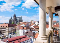 Fototapeta papr 160 x 116, 99738297 - Cathedral of Saints Peter and Paul, Petrov, town Brno, Moravia, Czech republic