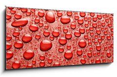 Sklenn obraz 1D panorama - 120 x 50 cm F_AB10361893 - Water drops