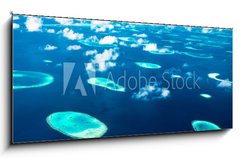 Obraz 1D panorama - 120 x 50 cm F_AB105827632 - Maldives Indian Ocean - Maledivy Indick ocen