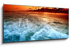 Obraz 1D panorama - 120 x 50 cm F_AB12081689 - ocean sunrice