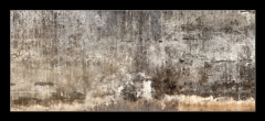 Skleněný obraz 1D panorama - 120 x 50 cm F_AB138386039 - Dirty wall with broken cement plaster.