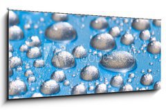 Obraz   metallic rain, 120 x 50 cm