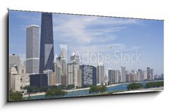 Obraz   Amazing Gold Coast in Chicago, 120 x 50 cm