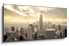 Sklenn obraz 1D panorama - 120 x 50 cm F_AB18341458 - manhattan