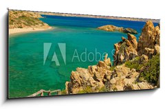 Sklenn obraz 1D panorama - 120 x 50 cm F_AB19180487 - Turquoise bay