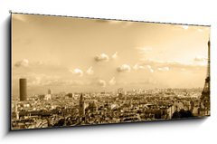 Obraz 1D panorama - 120 x 50 cm F_AB2039944 - les toits de paris