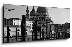 Obraz   Gondolas and Santa Maria della Salute church in Venice, 120 x 50 cm