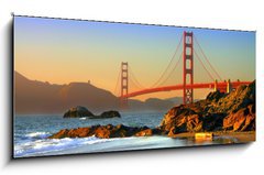 Obraz 1D panorama - 120 x 50 cm F_AB2165133 - baker beach, san francisco - Pl Baker, San Francisco