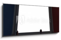 Obraz 1D panorama - 120 x 50 cm F_AB224483982 - Gaming Arcade Machine with Blank Screen for Your Design. 3d Rendering - Hern arkdov stroj s przdnou obrazovkou pro v nvrh. 3D vykreslovn