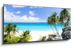 Sklenn obraz 1D panorama - 120 x 50 cm F_AB22672718 - Bottom Bay, Barbados, Caribbean