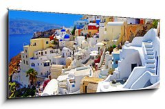 Obraz   amazing Santorini, 120 x 50 cm