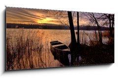 Obraz 1D panorama - 120 x 50 cm F_AB26516702 - lake - jezero