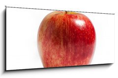 Skleněný obraz 1D panorama - 120 x 50 cm F_AB26758479 - rayal gala apple on white - raial gala jablko na bílém