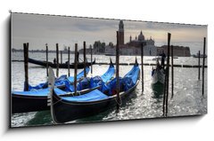 Obraz 1D - 120 x 50 cm F_AB26919212 - Gondolas in Venice