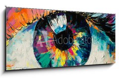 Obraz   Fluorite, 120 x 50 cm