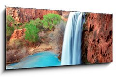 Obraz 1D panorama - 120 x 50 cm F_AB2799273 - havasu falls - havasu pad