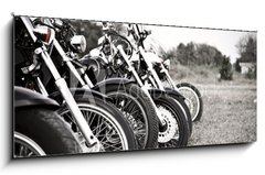 Sklenn obraz 1D - 120 x 50 cm F_AB28397920 - Bikes - Bicykle