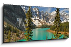 Obraz 1D panorama - 120 x 50 cm F_AB28732439 - Moraine Lake Afternoon - Moraine Lake odpoledne