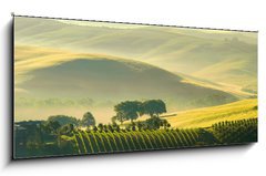 Sklenn obraz 1D panorama - 120 x 50 cm F_AB29255589 - Toskana Huegel  - Tuscany hills 38