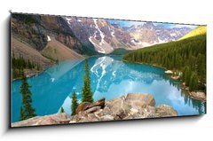 Obraz   moraine lake, 120 x 50 cm